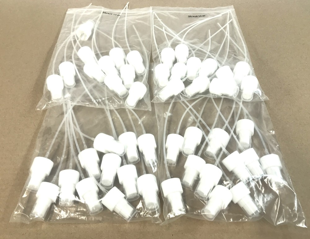 Unbranded Pack of 12 Mist Spray Caps 24/410 [Lot of 4] NOS