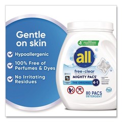 Dial 47508 Free Clear Laundry Detergent (4/CT) New