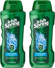 h Spring Men’s Body Wash Shower l, Moisture Blast – 18