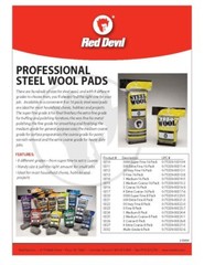 3332 Steel Wool Multigrade Pack 6 Pads Gray 6 Count