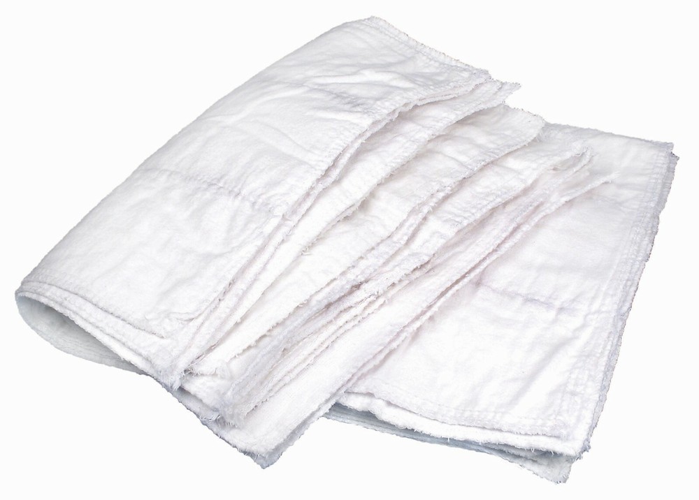 New Pre-Washed Diapers Cloth for Cleaning, Polishing Detailing-100% Cotton 25lbs