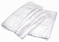 New Pre-Washed Diapers Cloth for Cleaning, Polishing Detailing-100% Cotton 25lbs