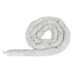 Condor 35Zr61 Absorbent Sock, White, 30 Gal., Pk12