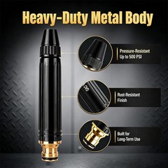 High Pressure Power Washer Nozzle with Connector Set, 1 PCS