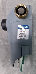 SupplyWays Single Chemical Dispenser System Wall Mount Hose Metering Tips New