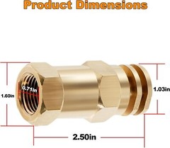 6540-1 Boomless Spray Nozzle 1/2″ FPT #5 Orifices 90°&180° Caps 2.0 GPM @ 40 PSI