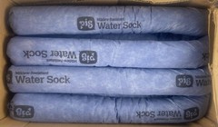 Pig Water Absorbent Sock Blue 3″ x 4′ Industrial Spill Control 12-Pack