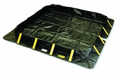 Enpac 4805-BK-SU Snap-Up Stinger Berm, 159 Gallon Spill Cap, 4’x8’x8″ OPEN BOX