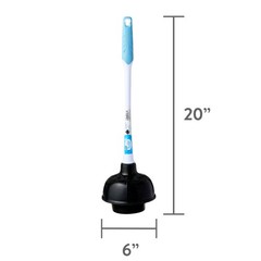 Great Value Deluxe Toilet Plunger 16″ Ergonomic Plastic Handle