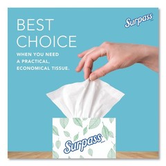 Surpass 21320 2-Ply Pop-Up Box Facial Tissue (110/Bx, 36 Bx/Ct) New