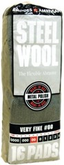 HOMAX STEEL WOOL #00 VERY FINE 1 BAG (16PADS) BRAND NEW FAST SHIPPING! 0371450