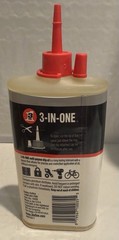 3 IN ONE Long Lasting Multi Purpose Oil Lubricates, Cleans, Protects, – 3 OZ