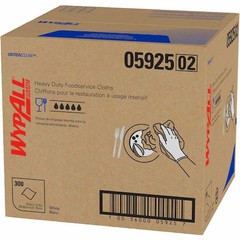 Wypall 05925 Wypall Criticalclean Foodservice Cloths (05925), Quarterfold