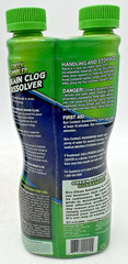 (3) GREEN GOBBLER DRAIN CLOG DISSOLVER 31 OZ EACH, NEW + DUSTY CONTAINER
