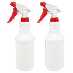 2 Pack 16 Oz Spray Bottles,Adjustable Empty Bottle for clear