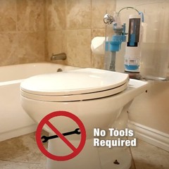 Danco HyrdroRight Water-Saving Toilet Tank Repair Kit with Pack of 1, White