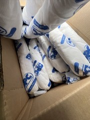 12 Pack SPC Brady Oil412 Aborbent Sock Oil Only 12 Gal, 3” X 4’ FT, White