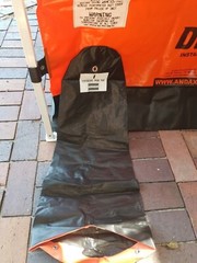 Portable shower Andax de con pac decontamination shower orange and black 