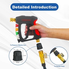 Garden Hose Adapter Pressure Washer Gun Adaptador para manguera de jardín