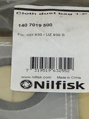 140 7019 500 Cloth Dust Bag 1- P Nilfisk, Advance