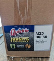 (24) Quickie Jobsite Professional Acid Brush HEAD ONLY Threaded Handle Tampico