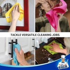 MR.SIGA Microfiber Cleaning Cloth, Pack of 24, Size:12.6″ x 12.6″