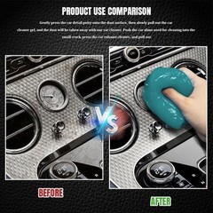 Universal Car Cleaning Gel Putty, 2PCS Blue Detailing Tool for Automotive, Keybo