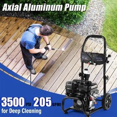 EDPW07 Gas Pressure Washer Wheel-Mounted 7 HP 3500 PSI 2.3 GPM 25 FT Hose