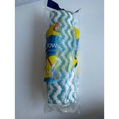 O-Cedar Triple-Action Power Scrub Microfiber Roller Mop Refill Blue White