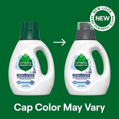 Seventh Generation Concentrated Laundry Detergent Liquid Fragrance 40 Oz