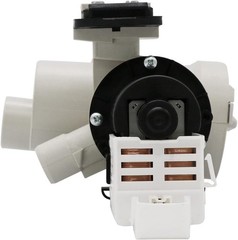 wpw10730972 W10130913 Washer Drain Pump Assembly Compatible White and Black
