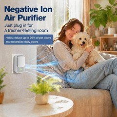 Plug In Air Ionizers – 4 Pack Quiet Negative Ion Air Purifier, Air Fresheners…