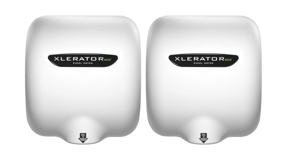 Excel Dryer XLERATOR XL-BW- ECO 1.1N High Speed Commercial Hand Dryer, White …
