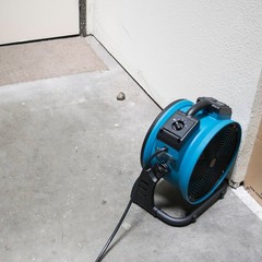 1/4 HP 2100 CFM Variable Speed Sealed Motor Ventilation Axial Air Mover – Blue