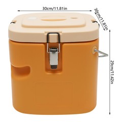 Insulated Food Pan Rack, 2.5gal Capacity, Durable 304 Stainless Steel with