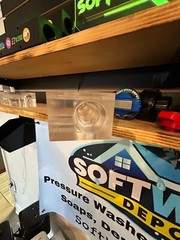 Clear Acrylic Soft Wash Mixing Manifold 3 Port | 1″ NPT | 4 Mounting Holes