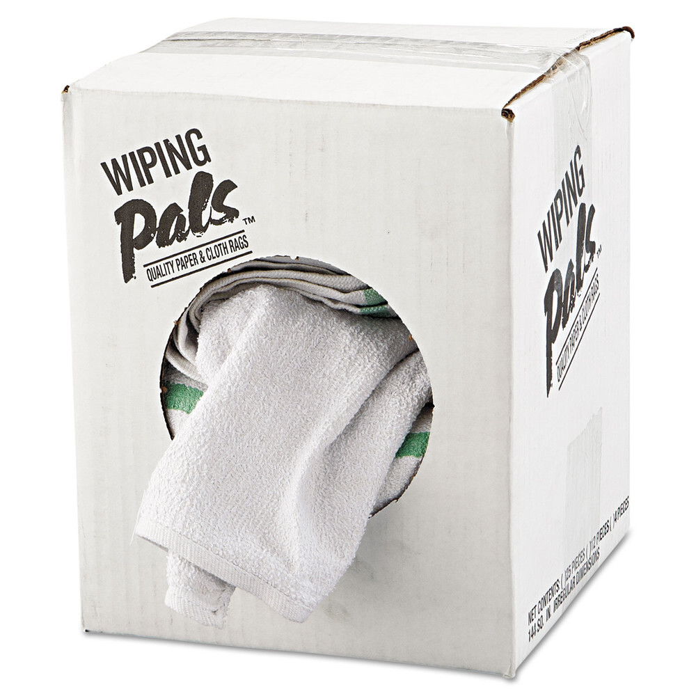 HOSPECO 536605DZBX Cotton Counter Cloth/Bar Mop – White (60/Carton) New