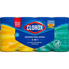Clorox Bleach-Free Disinfecting and Cleaning Wipes, 75 Count – 8 Pack