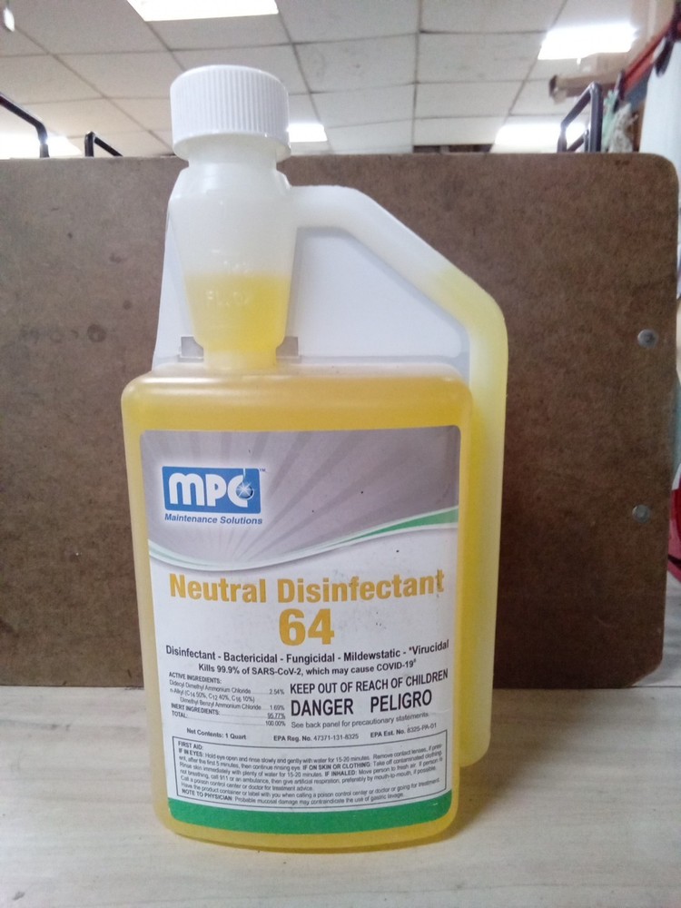 MPC 120527 Neutral Disinfectant 64, 1 quart – 1114