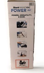 Shark WANDVAC POWER PET Cordless Handheld Vacuum, Lightweight, Crevice Tool