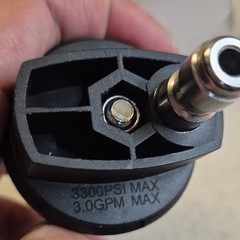 6 in 1 Adjustable Pressure Washer Spray Nozzle 0°-40° Multi-Angle 3300 PSI