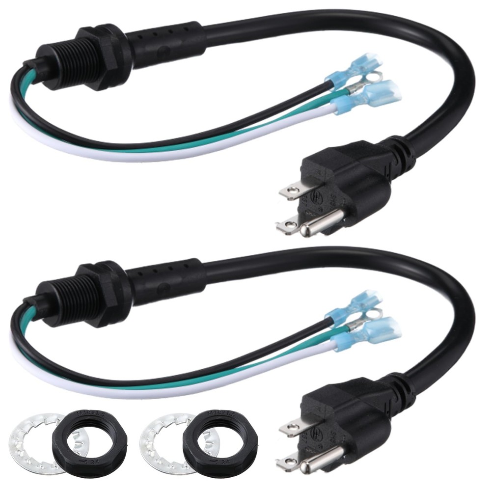 Dreyoo 2 Pack 100641 Power Cord Parts Compatible with ProTeam Backpack Black