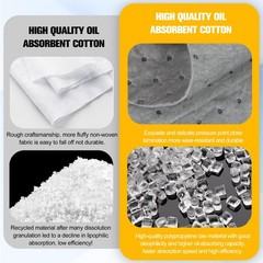 100 Pcs 10×13 Inch Oil Absorbent Pads for Automotive Workshop Spill Control