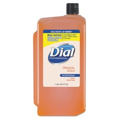 Dial Professional 84019 1000 ml Refill Gold Antimicrobial Soap (8/Carton) New
