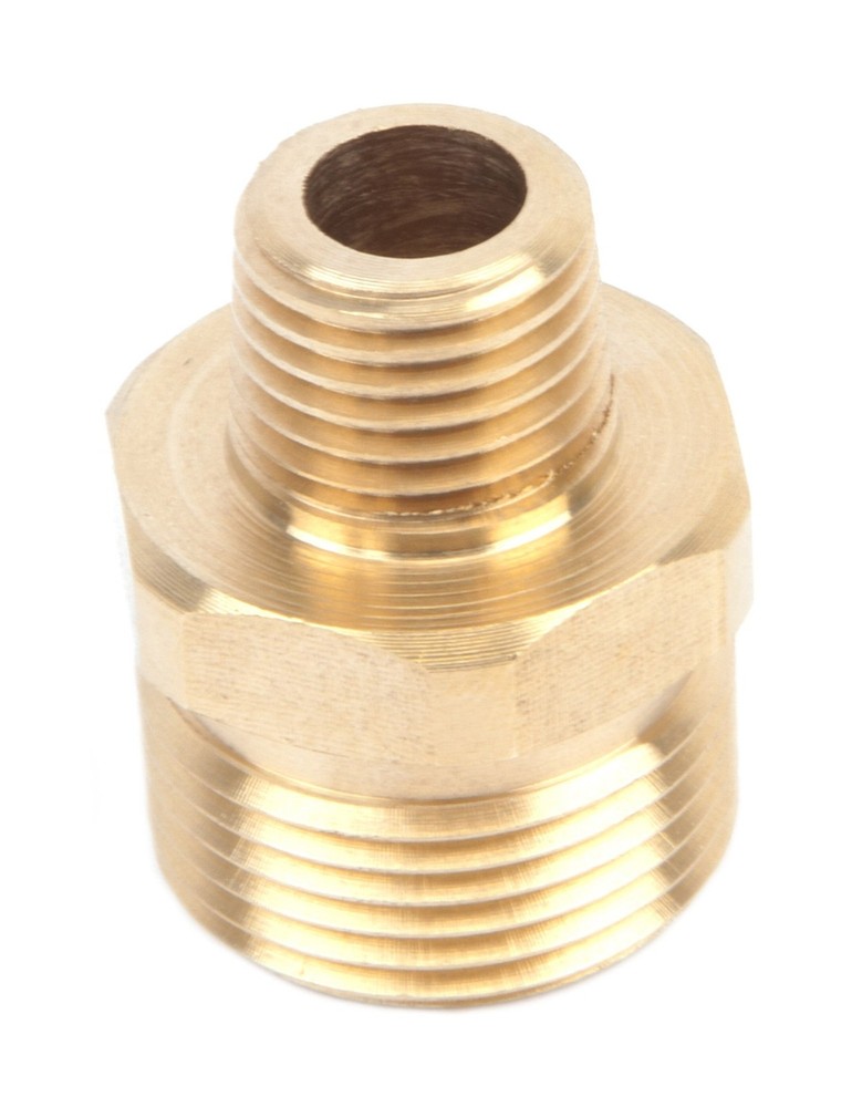 Forney 75115 Pressure Washer Accessories, Male Screw Nipple, 1/4 In., Brass