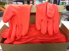 12 Pairs Heavy Duty Industrial Household Latex Rubber Gloves