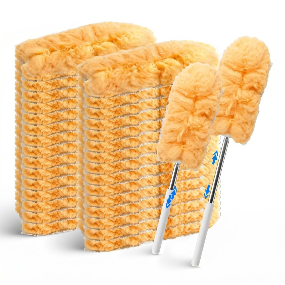 30PCS Duster Refills Compatible with 30 + 2 Extendable Handles