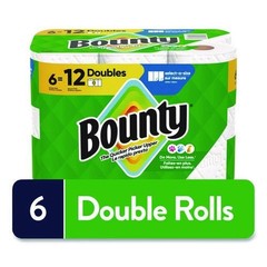 Bounty 15703 Select-a-Size 6″ x 11″ Kitchen Roll Paper Towels – White (6/CT) New
