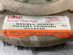 Clarke 11444A Double Scrub Rotary Brush 10″ (TSC)