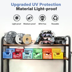 Vacbird 30pcs Filament Storage Bags Light-Proof Vacuum 30 bags + USB pump